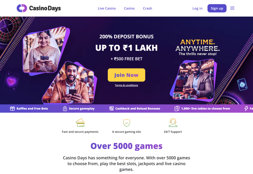 casino days homepage